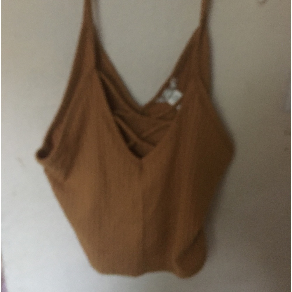 Bozzolo mustard yellow crop top